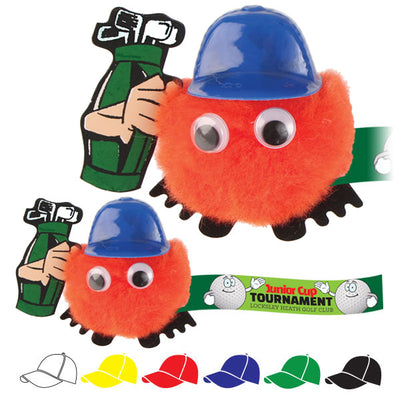 Logobugs Wearing Hats Golfer