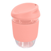 Branded Glass Coffee Cup with Silicone Band - Kiato Cup