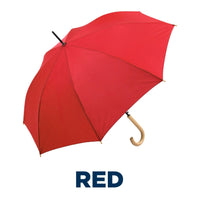 Fare ÖkoBrella Automatic Opening Umbrella with Wooden Crook Handle - 1000mm