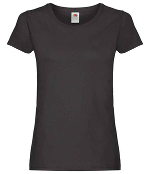 Fruit of the Loom Lady Fit Original T-Shirt Black