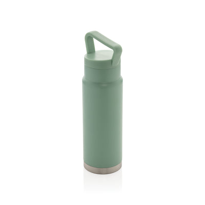 Leakproof vacuum on-the-go bottle with handle