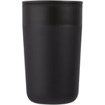 Branded Nordia 400 ml double-wall recycled mug