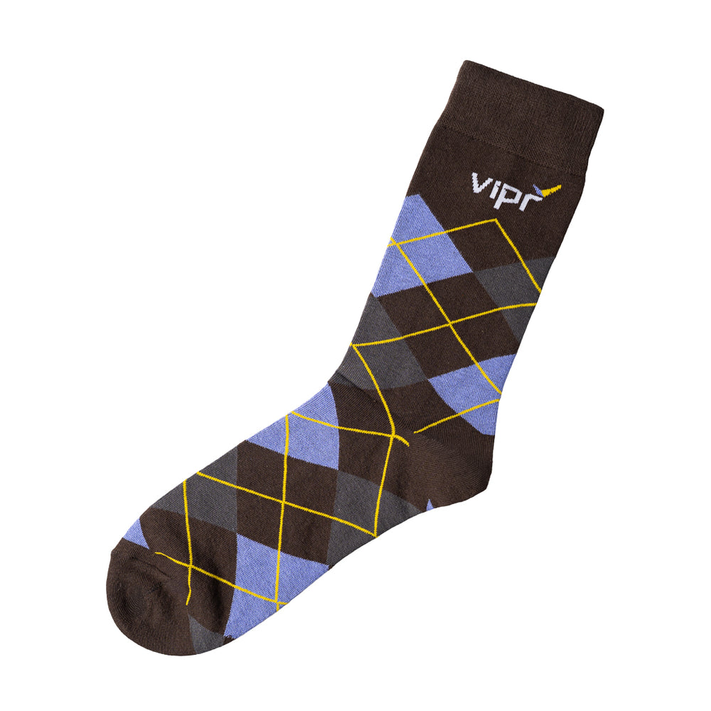 Custom Logo Socks - Jacquard Knitted Cotton