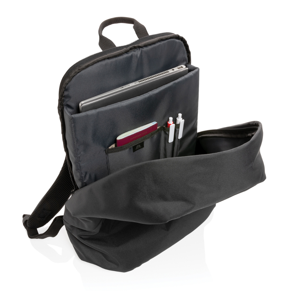 Branded Impact AWARE™ RPET anti-theft backpack
