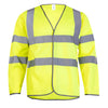 Long Sleeve Hi Vis Safety Waistcoat