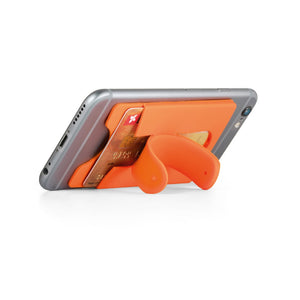 CARVER. Silicone card holder and smartphone holder