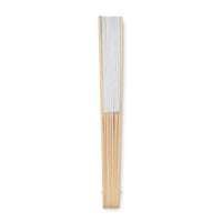 Manual hand fan with bamboo handle