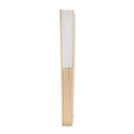 Branded Manual hand fan with bamboo handle