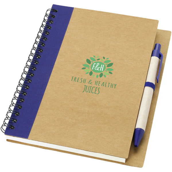 Priestly recycled notebook with pen