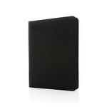 Branded Impact Aware™ deluxe 300D tech portfolio with zipper