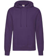 Fruit of the Loom Classic Hooded Sweatshirt Purple