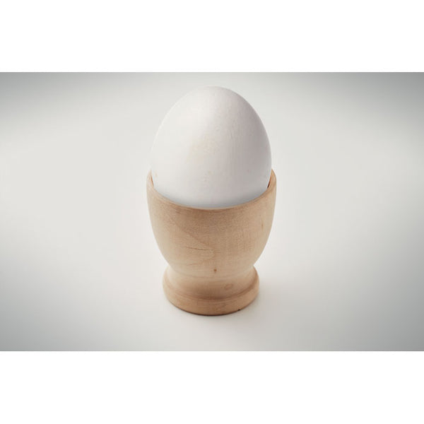 Set of 2 wooden egg cups