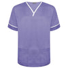 Behrens Contrast Trim Smart Scrub Top