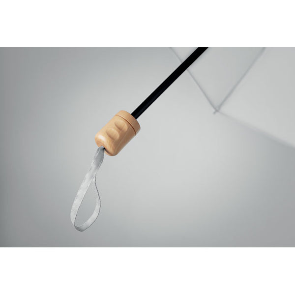 21 inch RPET foldable umbrella White