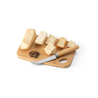 CAPPERO. Set with board and cheese knife