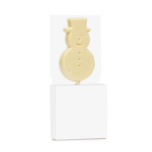 Branded White Chocolate Snowman Lolly