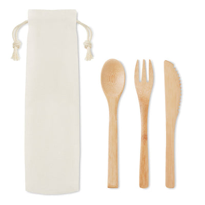 Re-usable Bamboo Cutlery Set