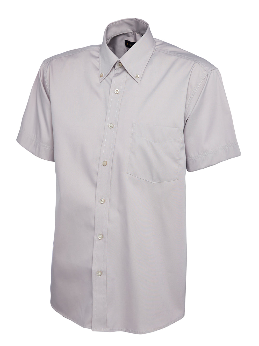 Uneek Mens Pinpoint Oxford Half Sleeve Shirt
