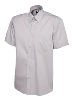 Uneek Mens Pinpoint Oxford Half Sleeve Shirt