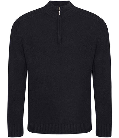 Branded Ecologie Unisex Wakhan Zip Neck Sustainable Sweater