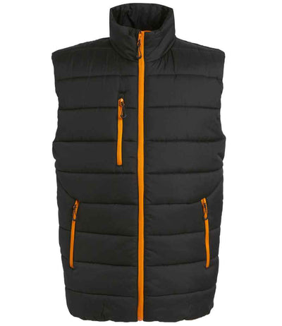 Regatta Navigate Thermal Bodywarmer Black/Orange Pop