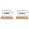 Branded Set of 2 double wall espresso