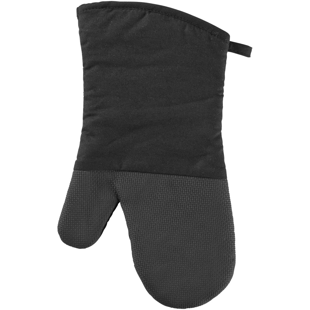 Branded Maya oven gloves with silicone grip