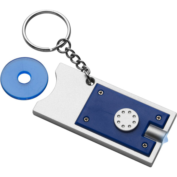 Branded Frosthole Key holder with coin (€0.50)