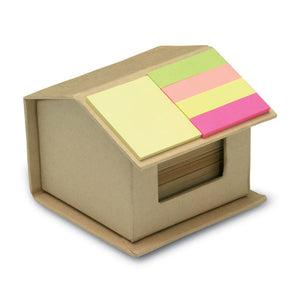 Eco House Shape Sticky Notes Pad Set