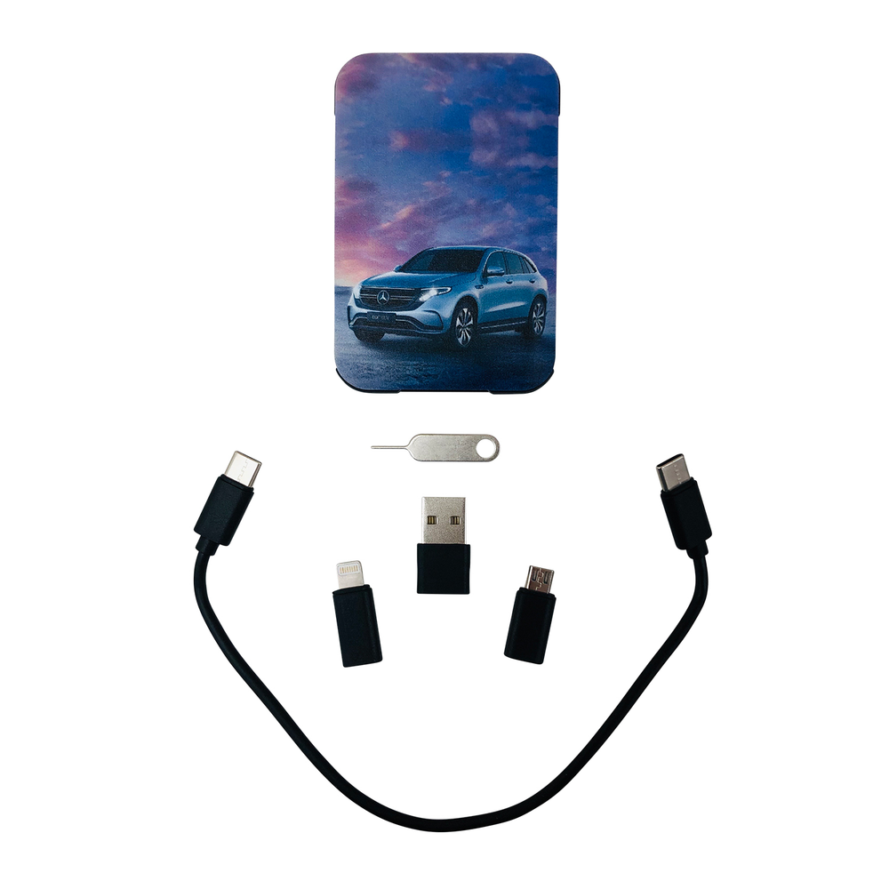 Branded Travel Charging Set with Phone Stand