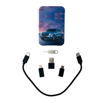 Branded Travel Charging Set with Phone Stand