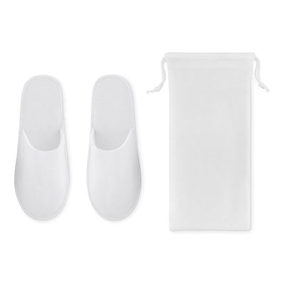 Pair of slippers in pouch