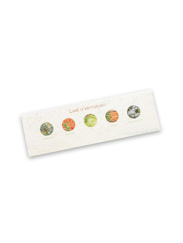 Branded Seed paper book marker