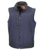 Result Soft Shell Bodywarmer Navy/Black