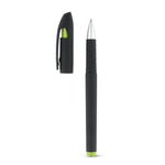 SPACIAL. Soft touch ball pen with ABS cap and clip