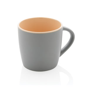 Ceramic mug with coloured inner