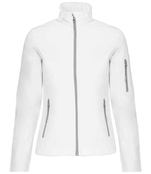 Kariban Ladies Soft Shell Jacket White