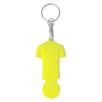 Football Shirt Shaped Trolley Coin Keyring