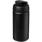 Branded Baseline® Plus grip 500 ml flip lid sport bottle
