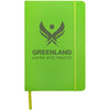 Spectrum A5 hard cover notebook Lime