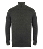 Henbury Zip Neck Sweater