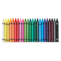 30 wax crayons