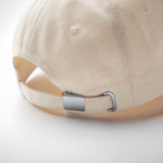 Organic cotton baseball cap Beige