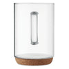 Glass mug 400ml with cork base