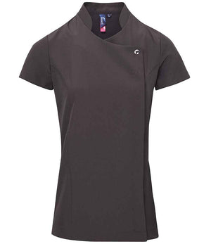 Premier Ladies Blossom Short Sleeve Tunic Dark Grey