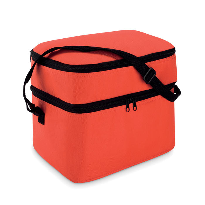 Branded Cooler bag with 2 compartments