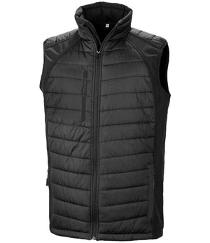Result Genuine Recycled Compass Padded Gilet Black/Black