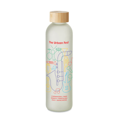 Branded Sublimation glass bottle 650ml