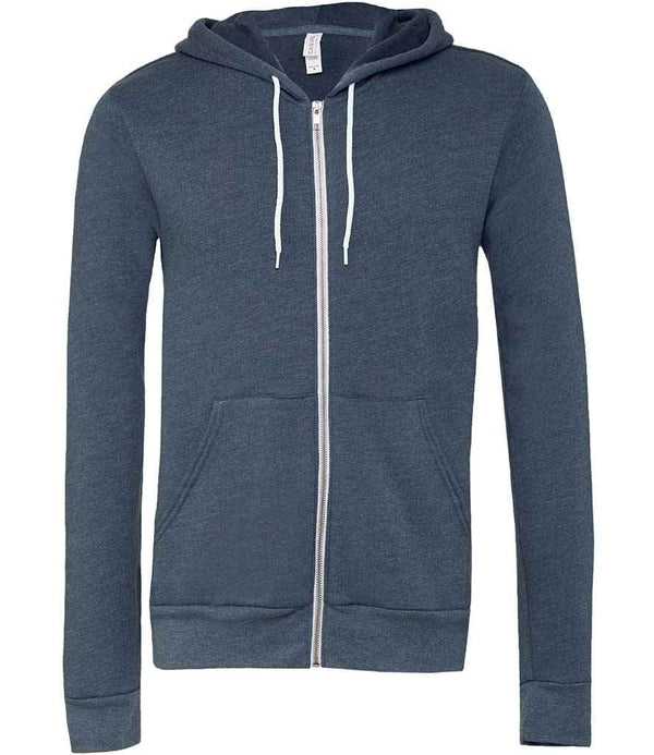 Canvas Unisex Full Zip Hoodie