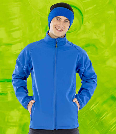 Result Genuine Recycled Printable Soft Shell Jacket Royal Blue